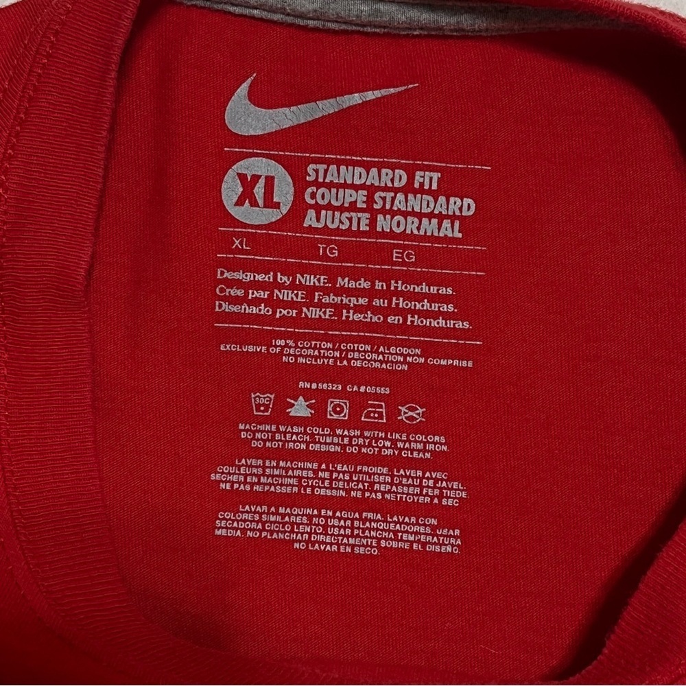 Nike Texas Rangers Men’s Long Sleeve Crewneck MLB Red Size XL - Picture 7 of 10